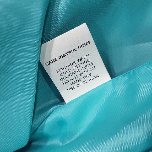 NWOT Vintage Henry-Lee women's green white trim blazer top long dress 2 pcs set - Picture 13 of 14